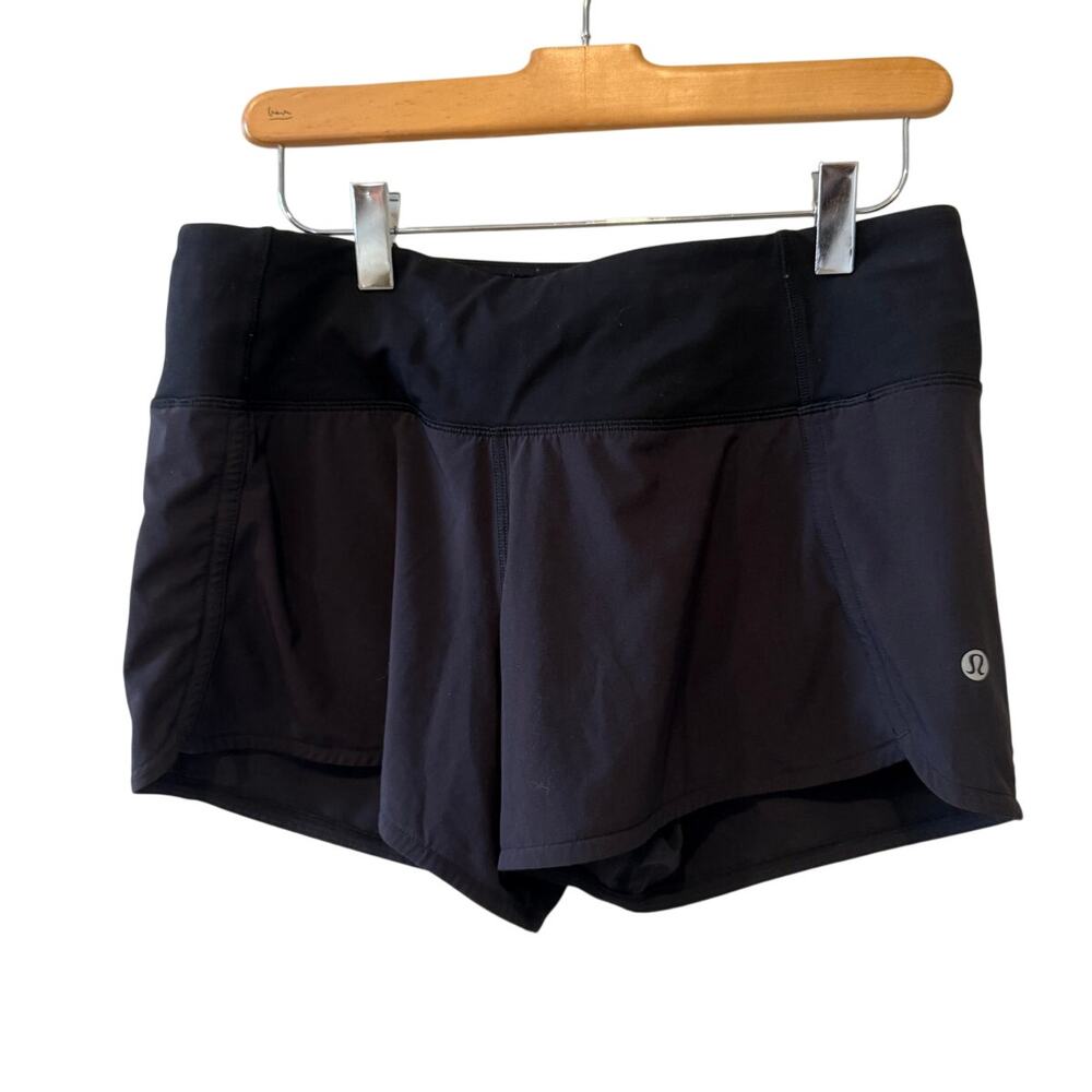 Lululemon Speed Up Lined Shorts Black 2.5" 6